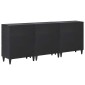 vidaXL Ντουλάπες Αποθήκευσης 3 τμχ. 180 x 33 x 75 εκ. Πολύχρωμο