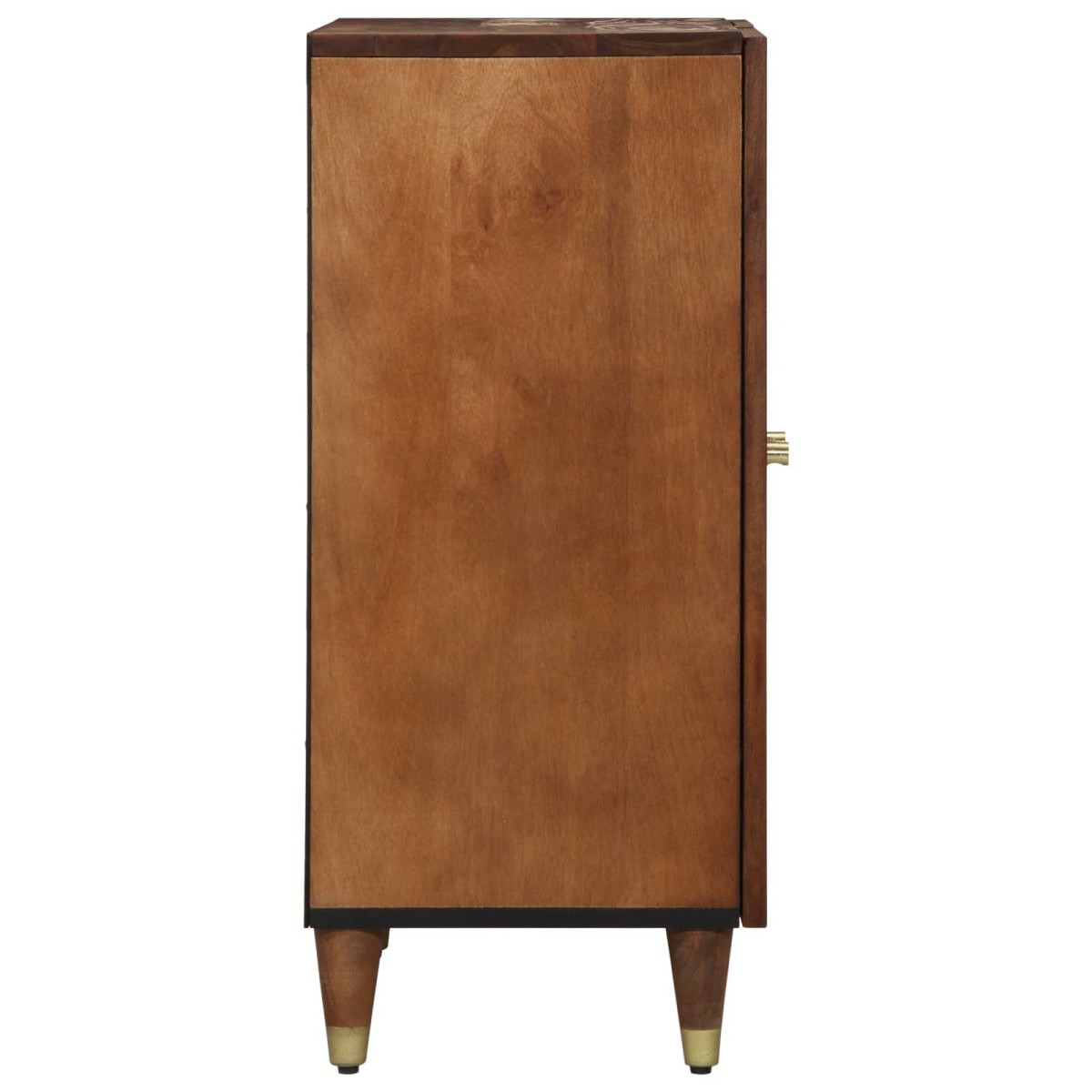 vidaXL Πλαϊνό γραφείο 2 τμχ. 60 x 33 x 75 cm Στερεό ξύλο μάνγκο
