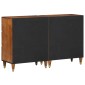 vidaXL Πλαϊνό γραφείο 2 τμχ. 60 x 33 x 75 cm Στερεό ξύλο μάνγκο