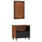 vidaXL Σετ Ντουλαπιών Μπάνιου 2 τμχ. Μέλι Καφέ 62 x 33 x 58 εκ.