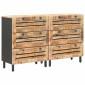 vidaXL Ντουλάπες Αποθήκευσης 2 τμχ. 120 x 33 x 75 εκ Πολύχρωμο