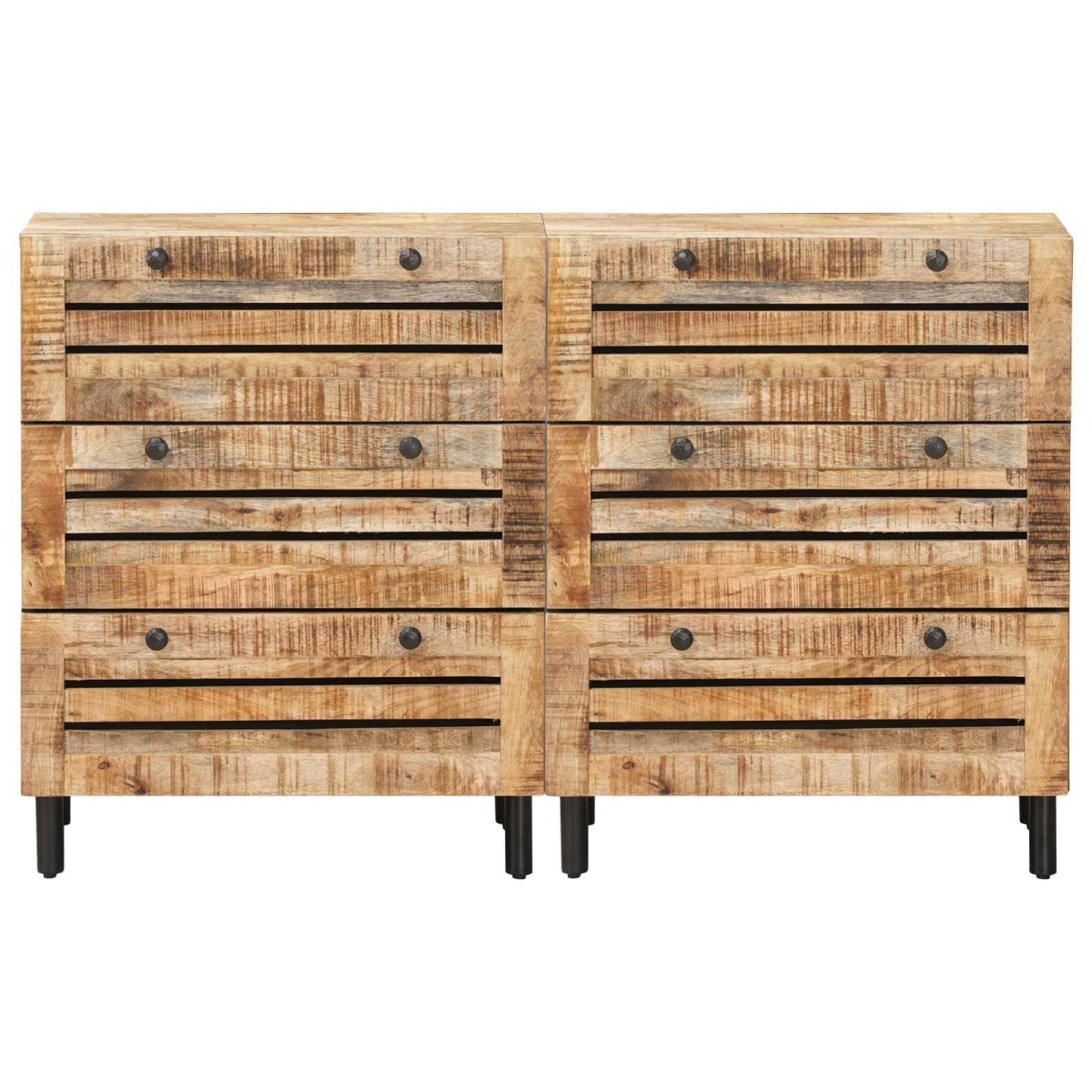 vidaXL Ντουλάπες Αποθήκευσης 2 τμχ. 120 x 33 x 75 εκ Πολύχρωμο