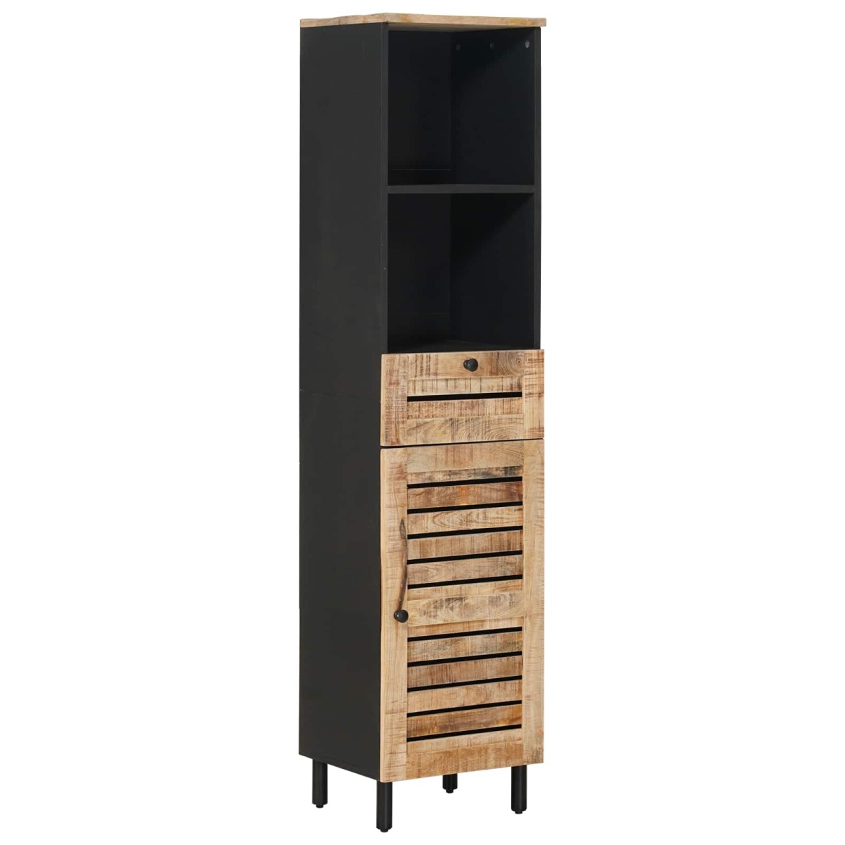 vidaXL Σετ Ντουλαπιών Μπάνιου 3 τμχ. Φυσικό 38 x 33 x 160 εκ.