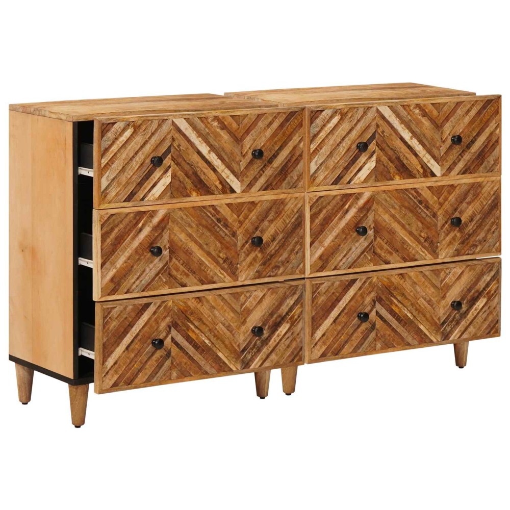 vidaXL Ντουλάπες Αποθήκευσης 2 τμχ. 60 x 33,5 x 75 εκ. Καφέ