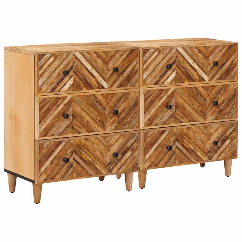 vidaXL Ντουλάπες Αποθήκευσης 2 τμχ. 60 x 33,5 x 75 εκ. Καφέ