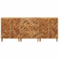 vidaXL Ντουλάπες Αποθήκευσης 3 τμχ. 60 x 33,5 x 75 εκ. Καφέ
