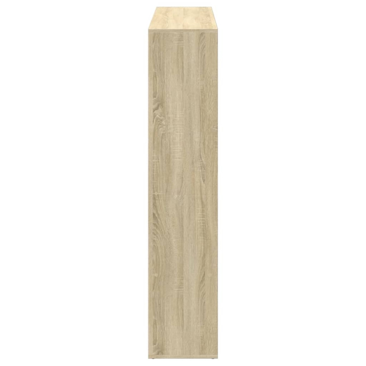 vidaXL Βιβλιοθήκη Sonoma Δρυς 137,5x29x137,5εκ. Επεξεργασμένο Ξύλο