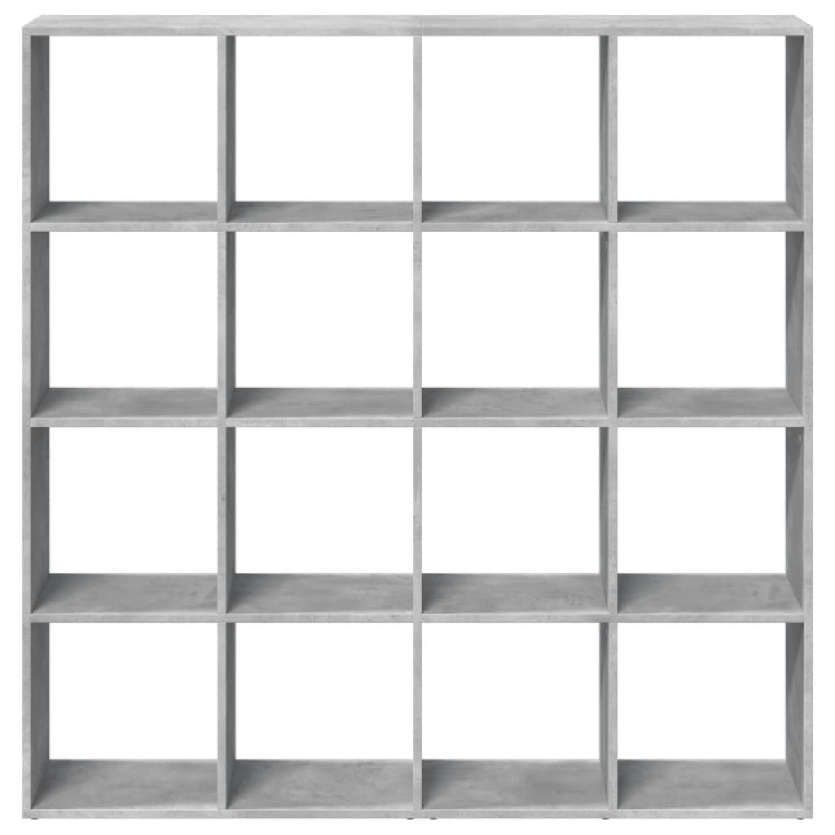 vidaXL Βιβλιοθήκη Γκρι Σκυρ. 137,5x29x137,5 εκ. Επεξεργασμένο Ξύλο
