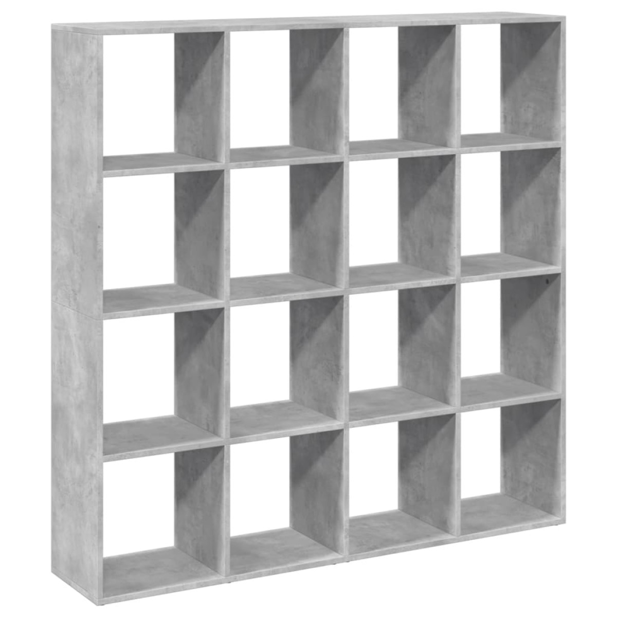 vidaXL Βιβλιοθήκη Γκρι Σκυρ. 137,5x29x137,5 εκ. Επεξεργασμένο Ξύλο