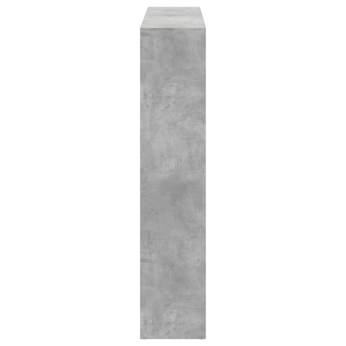 vidaXL Βιβλιοθήκη Γκρι Σκυρ. 137,5x29x137,5 εκ. Επεξεργασμένο Ξύλο