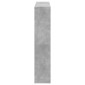 vidaXL Βιβλιοθήκη Γκρι Σκυρ. 137,5x29x137,5 εκ. Επεξεργασμένο Ξύλο
