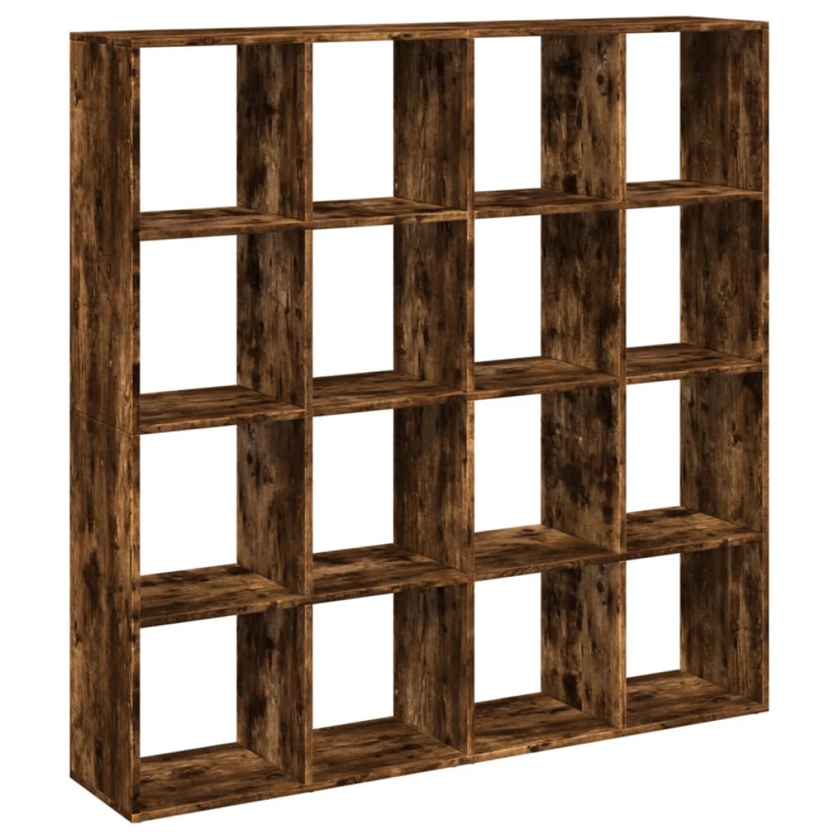 vidaXL Βιβλιοθήκη Καπνιστή Δρυς 137,5x29x137,5εκ. Επεξεργασμένο Ξύλο