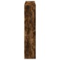 vidaXL Βιβλιοθήκη Καπνιστή Δρυς 137,5x29x137,5εκ. Επεξεργασμένο Ξύλο