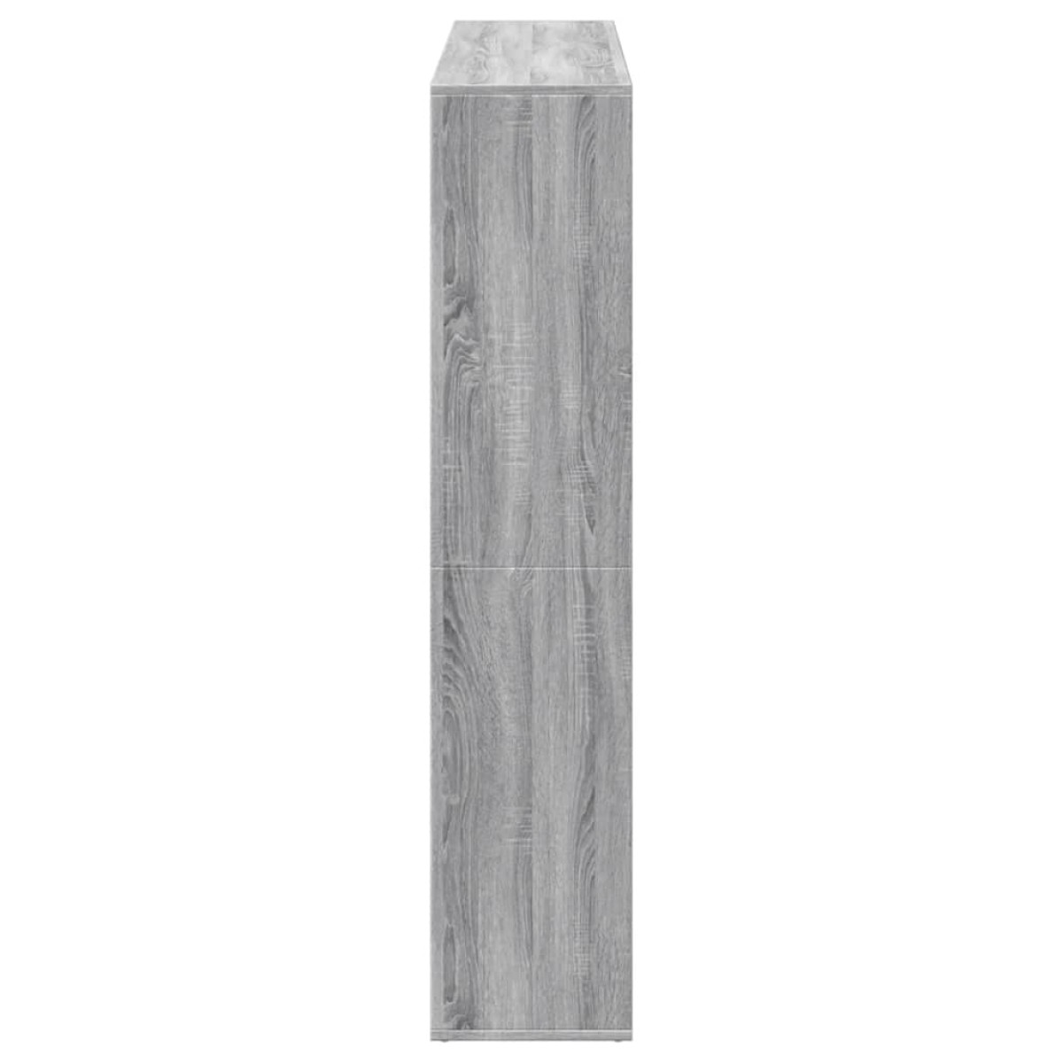 vidaXL Βιβλιοθήκη Γκρι Sonoma 137,5x29x137,5 εκ. Επεξεργασμένο Ξύλο