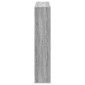 vidaXL Βιβλιοθήκη Γκρι Sonoma 137,5x29x137,5 εκ. Επεξεργασμένο Ξύλο