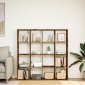 vidaXL Βιβλιοθήκη 137,5x29x137,5 εκ. από Επεξεργασμένο Ξύλο