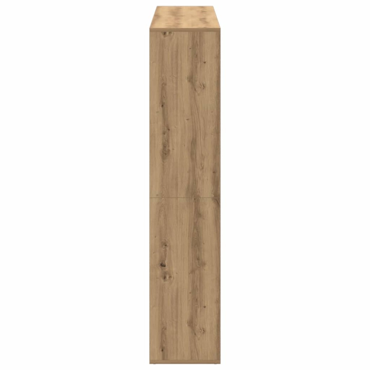 vidaXL Βιβλιοθήκη Αρτισιανή Δρυς 137,5x29x137,5 εκ. Επεξεργασμένο Ξύλο