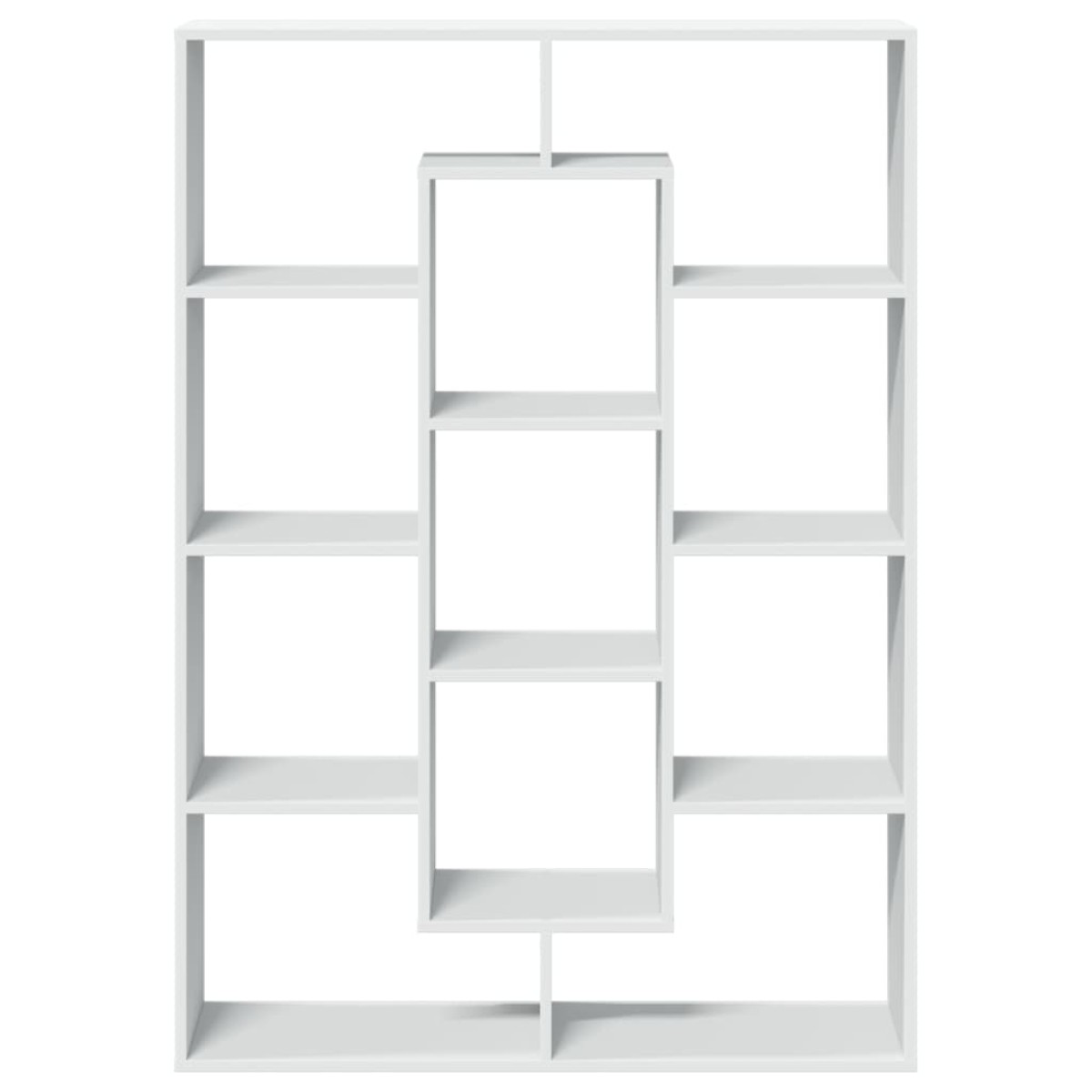 vidaXL Βιβλιοθήκη Λευκή 102x29x143 εκ. από Επεξεργασμένο Ξύλο