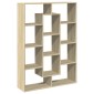 vidaXL Βιβλιοθήκη Χρώμα Sonoma Δρυς 102x29x143 εκ. Επεξεργασμένο Ξύλο