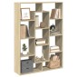 vidaXL Βιβλιοθήκη Χρώμα Sonoma Δρυς 102x29x143 εκ. Επεξεργασμένο Ξύλο