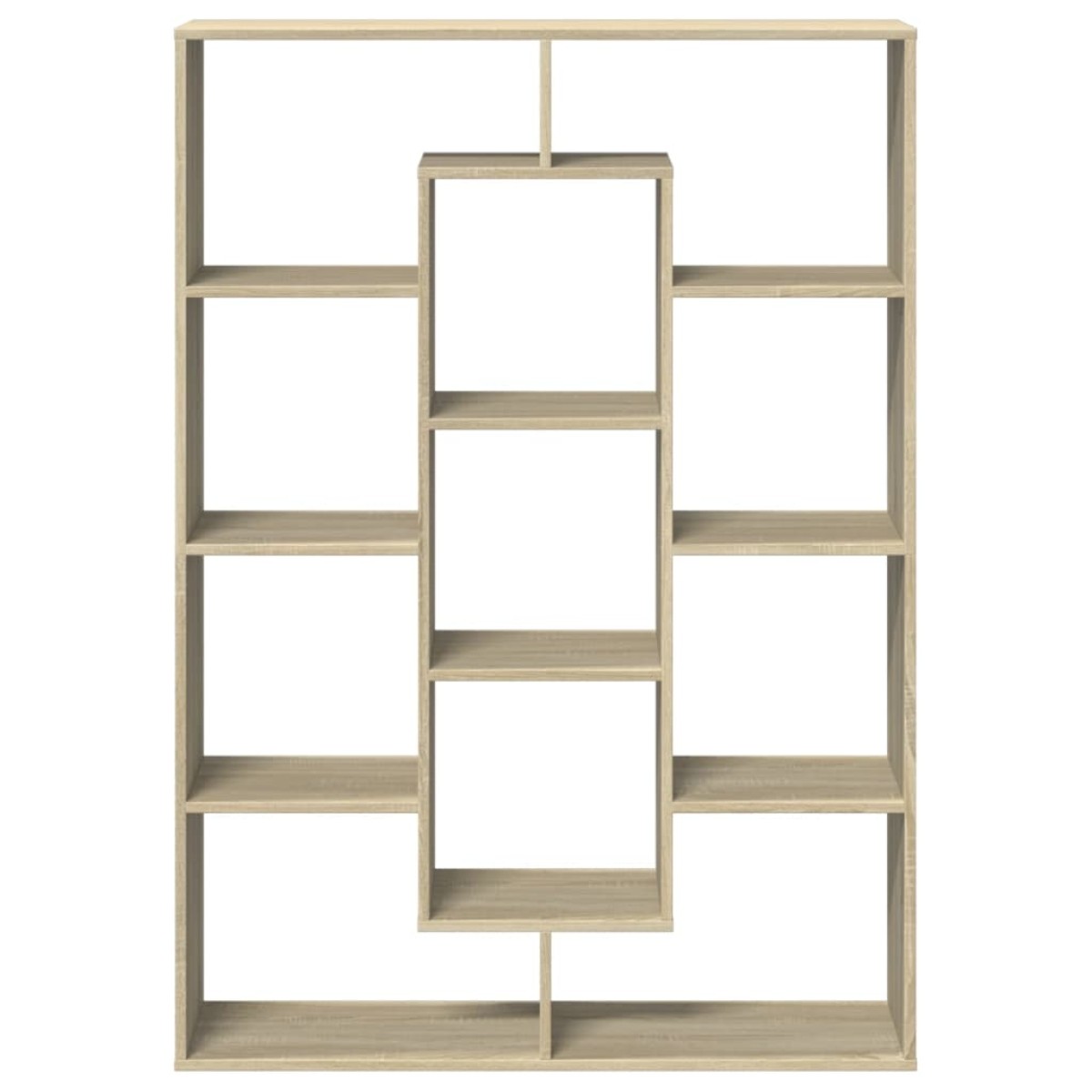 vidaXL Βιβλιοθήκη Χρώμα Sonoma Δρυς 102x29x143 εκ. Επεξεργασμένο Ξύλο