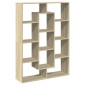 vidaXL Βιβλιοθήκη Χρώμα Sonoma Δρυς 102x29x143 εκ. Επεξεργασμένο Ξύλο