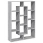 vidaXL Βιβλιοθήκη Γκρι Sonoma 102x29x143 εκ. από Επεξεργασμένο Ξύλο