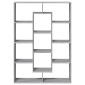vidaXL Βιβλιοθήκη Γκρι Sonoma 102x29x143 εκ. από Επεξεργασμένο Ξύλο