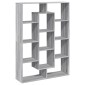 vidaXL Βιβλιοθήκη Γκρι Sonoma 102x29x143 εκ. από Επεξεργασμένο Ξύλο