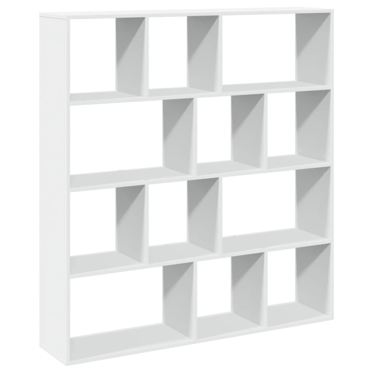 vidaXL Βιβλιοθήκη Λευκή 132x29x141,5 εκ. από Επεξεργασμένο Ξύλο