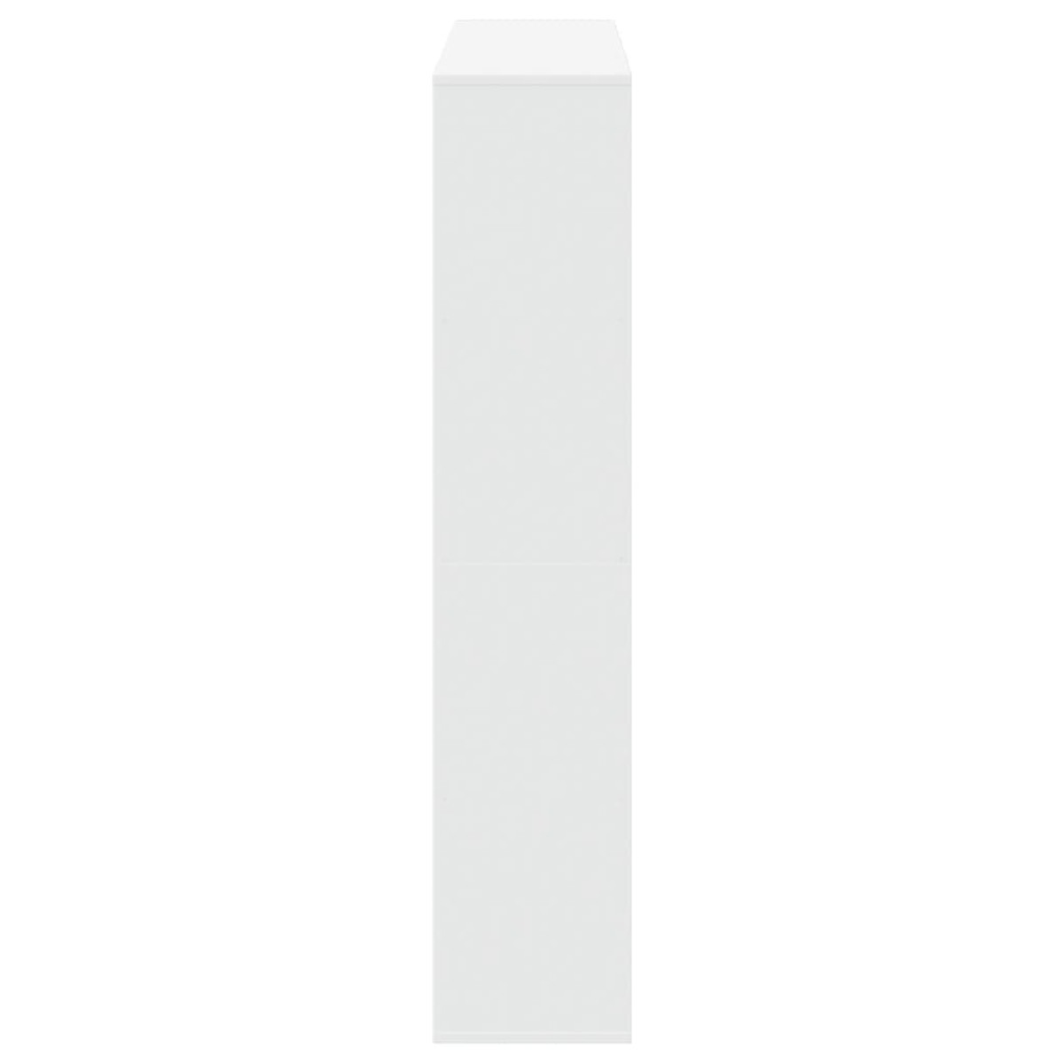vidaXL Βιβλιοθήκη Λευκή 132x29x141,5 εκ. από Επεξεργασμένο Ξύλο