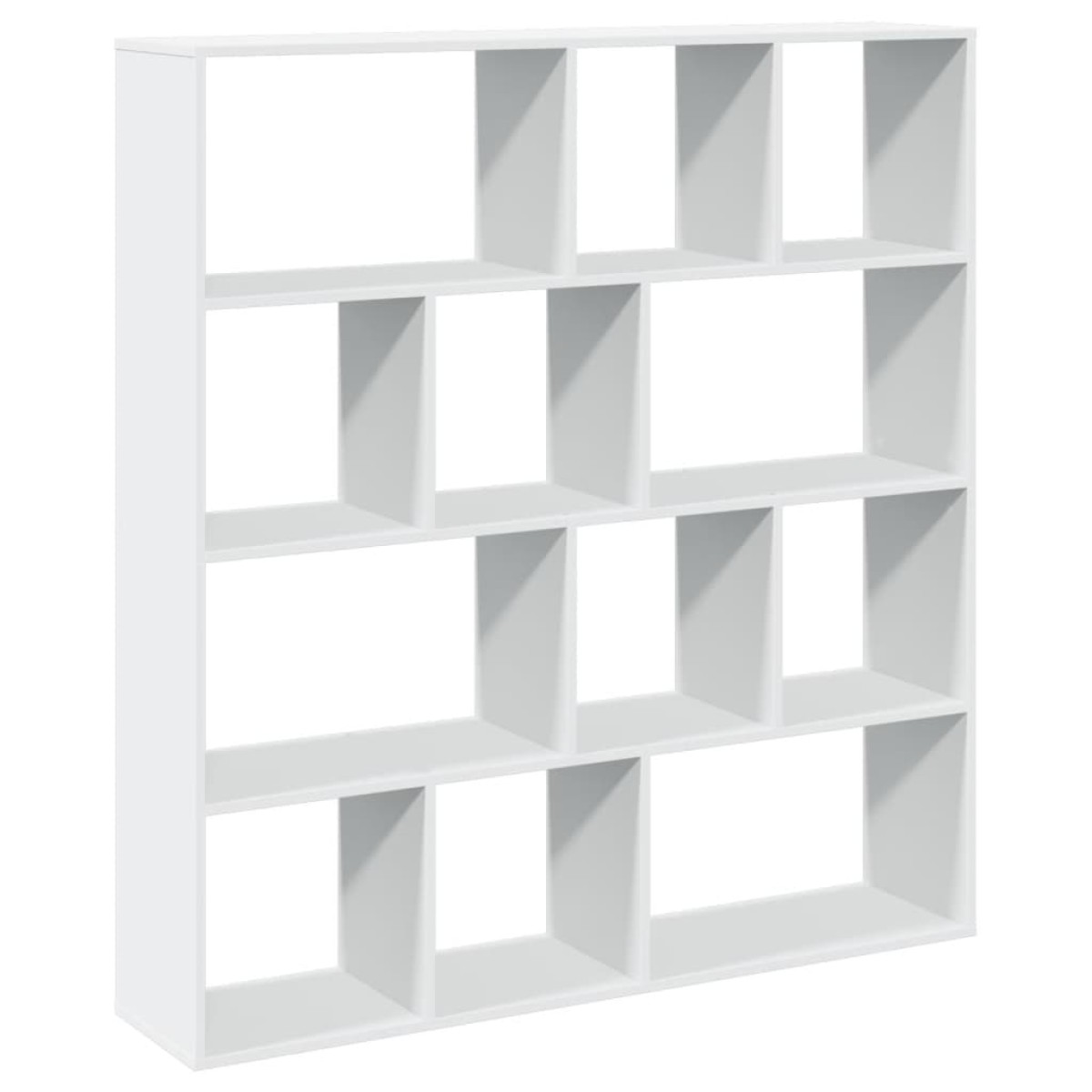 vidaXL Βιβλιοθήκη Λευκή 132x29x141,5 εκ. από Επεξεργασμένο Ξύλο