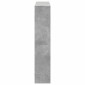 vidaXL Βιβλιοθήκη Γκρι Σκυροδέματος 132x29x141,5εκ. Επεξεργασμένο Ξύλο