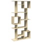 vidaXL Βιβλιοθήκη Χρώμα Sonoma Δρυς 92x29x188 εκ. Επεξεργασμένο Ξύλο