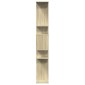 vidaXL Βιβλιοθήκη Χρώμα Sonoma Δρυς 92x29x188 εκ. Επεξεργασμένο Ξύλο