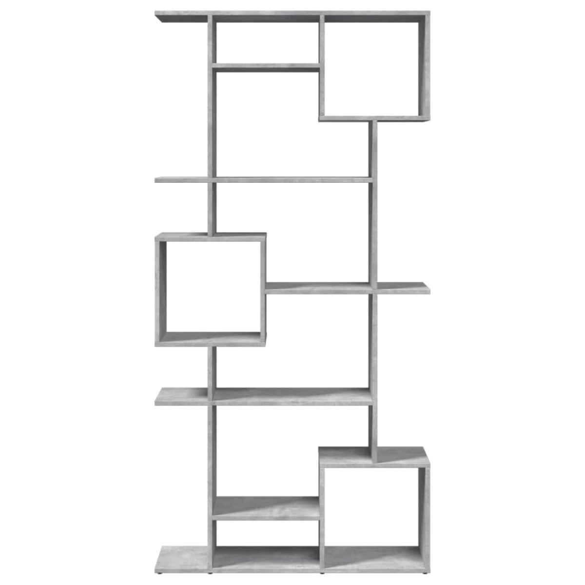 vidaXL Βιβλιοθήκη Γκρι Σκυροδέματος 92x29x188 εκ. Επεξεργασμένο Ξύλο