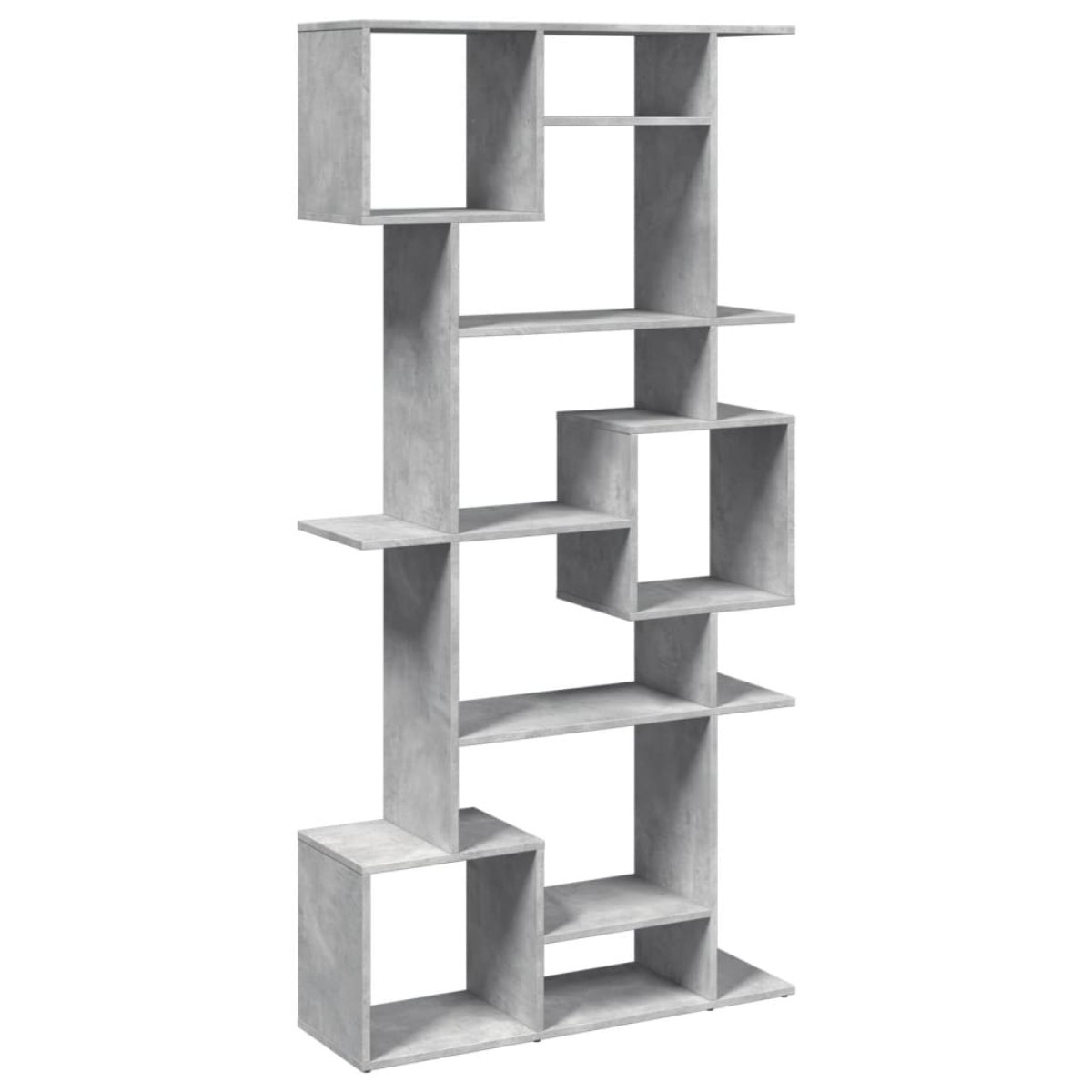vidaXL Βιβλιοθήκη Γκρι Σκυροδέματος 92x29x188 εκ. Επεξεργασμένο Ξύλο