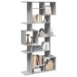 vidaXL Βιβλιοθήκη Γκρι Sonoma 92x29x188 εκ. από Επεξεργασμένο Ξύλο