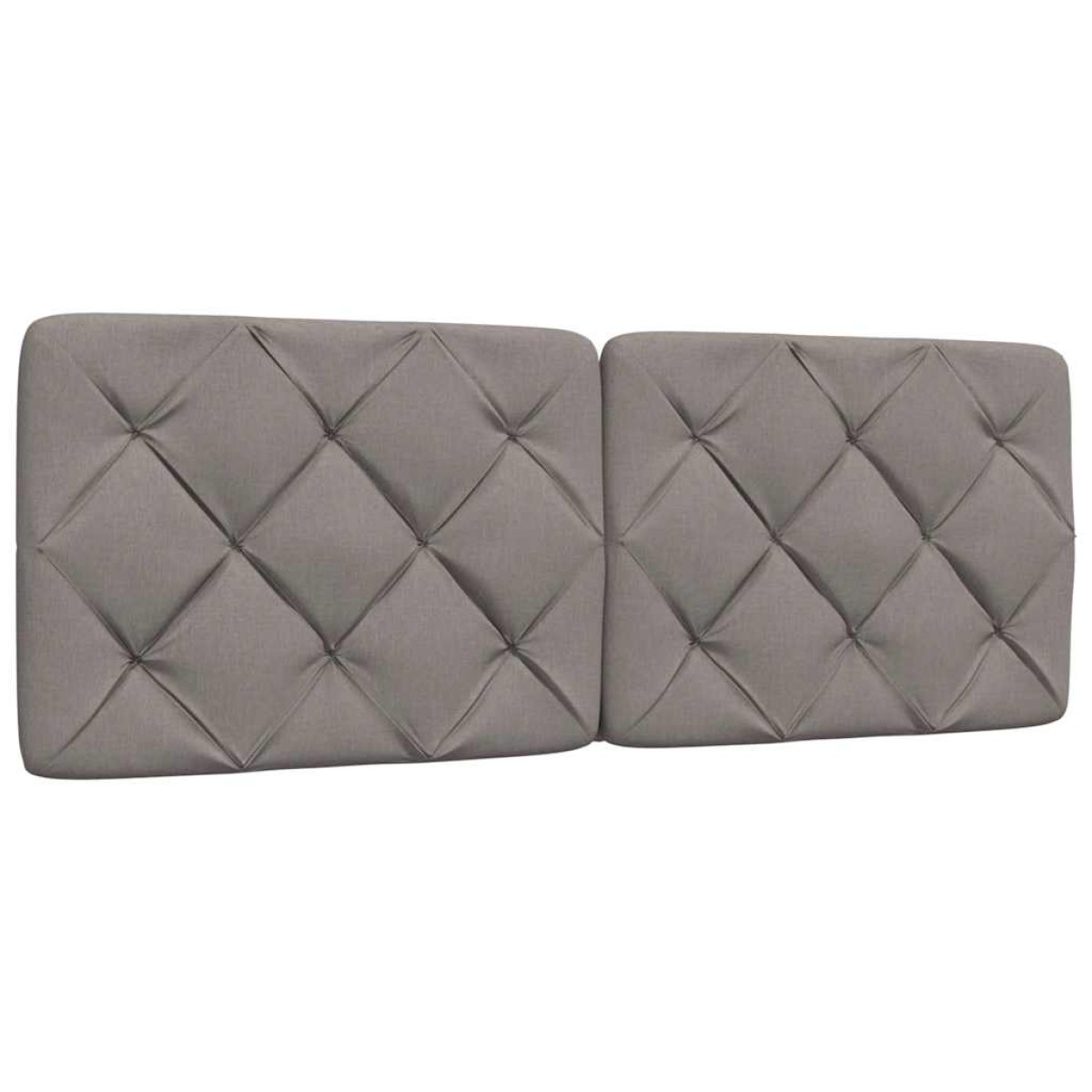 vidaXL Σκελετός Κρεβατιού Χωρίς Στρώμα Taupe 120x200 εκ. Υφασμάτινο