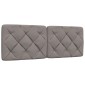 vidaXL Σκελετός Κρεβατιού Χωρίς Στρώμα Taupe 120x200 εκ. Υφασμάτινο