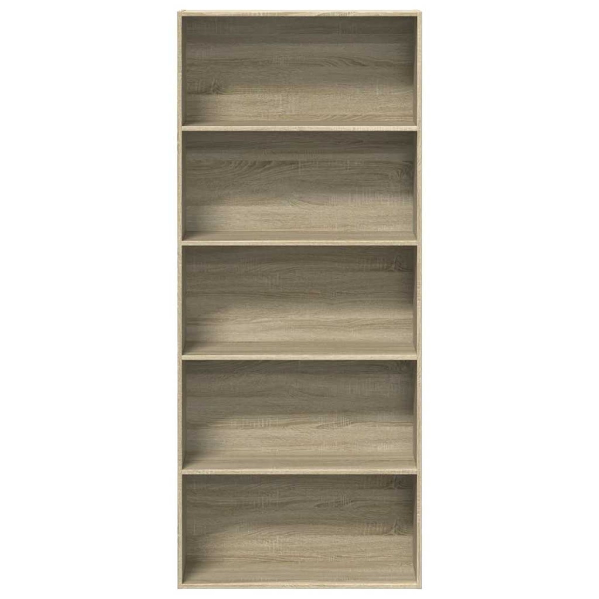 vidaXL Βιβλιοθήκη Sonoma Δρυς 80 x 30 x 189 εκ. Επεξεργασμένο Ξύλο