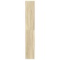 vidaXL Βιβλιοθήκη Sonoma Δρυς 80 x 30 x 189 εκ. Επεξεργασμένο Ξύλο