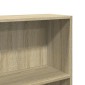 vidaXL Βιβλιοθήκη Sonoma Δρυς 80 x 30 x 189 εκ. Επεξεργασμένο Ξύλο