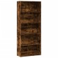 vidaXL Ντουλάπι βιβλίων καπνιστή δρυς 80x30x189 cm Κατασκευασμένο ξύλο