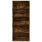vidaXL Ντουλάπι βιβλίων καπνιστή δρυς 80x30x189 cm Κατασκευασμένο ξύλο