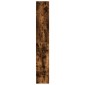 vidaXL Ντουλάπι βιβλίων καπνιστή δρυς 80x30x189 cm Κατασκευασμένο ξύλο