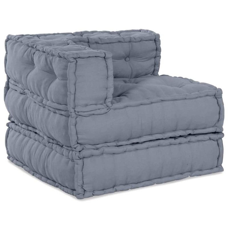 vidaXL Μονάδα Μοντέρνου Καναπέ Ύφασμα Γκρι 210 x 70 x 56 εκ.