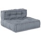 vidaXL Μονάδα Μοντέρνου Καναπέ Ύφασμα Γκρι 210 x 140 x 56 εκ.