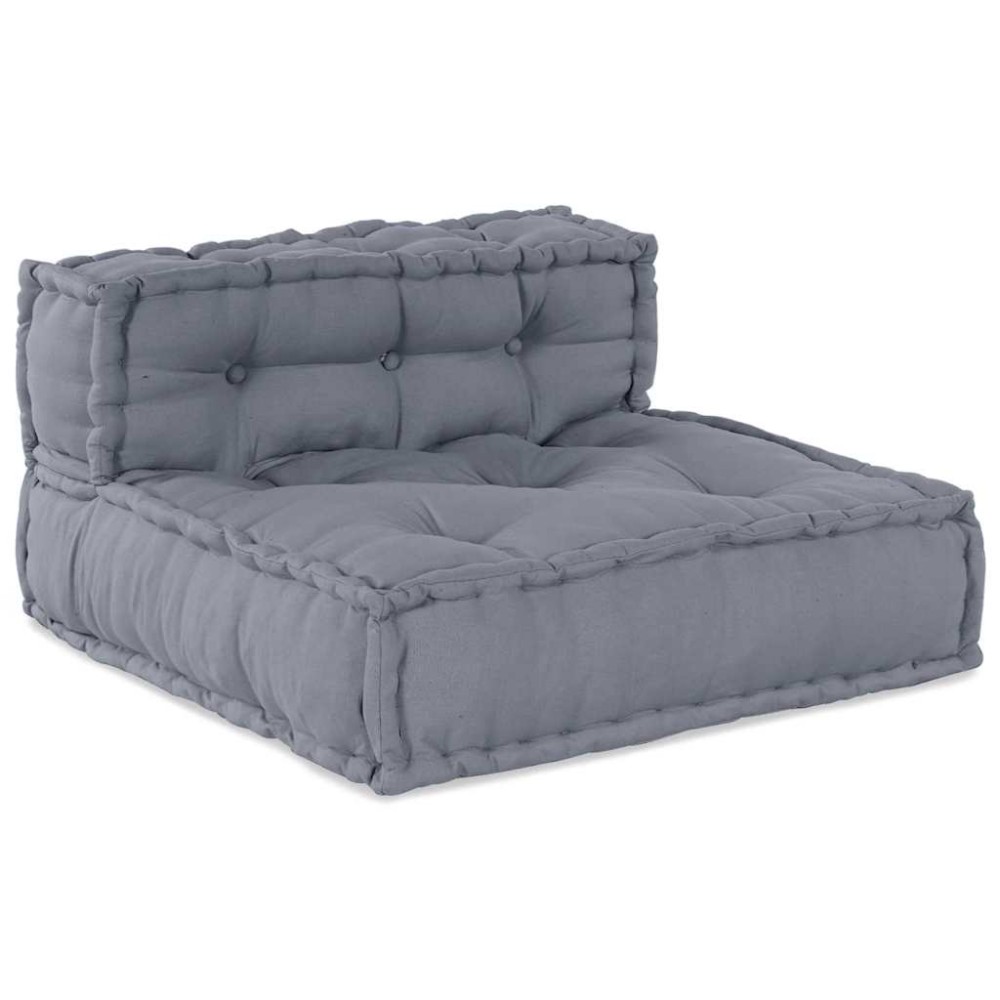 vidaXL Μονάδα Μοντέρνου Καναπέ Ύφασμα Γκρι 210 x 140 x 56 εκ.