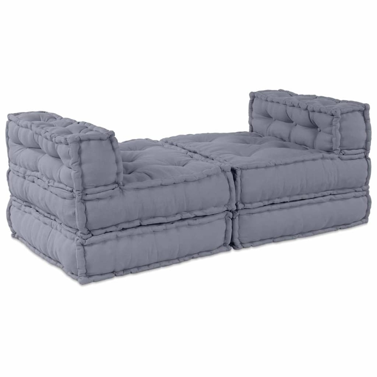 vidaXL Μονάδα Μοντέρνου Καναπέ Ύφασμα Γκρι 210 x 140 x 56 εκ.